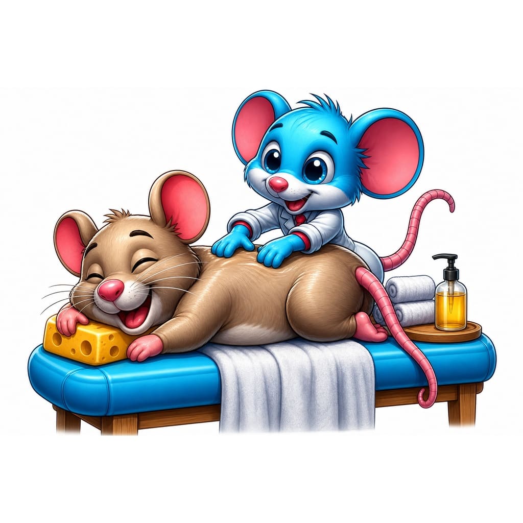 Мнемоническая картинка к слову MOUSE — Мышь