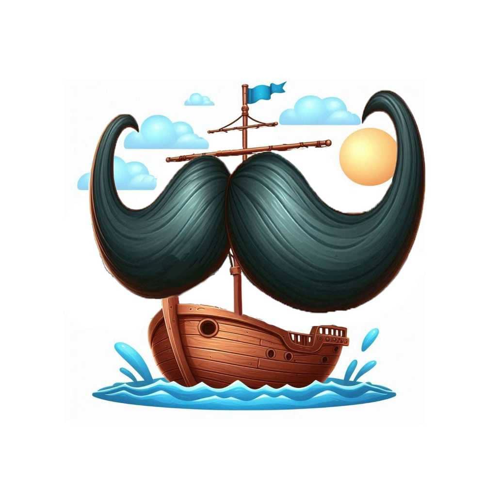 Мнемоническая картинка к слову MOUSTACHE — Усы