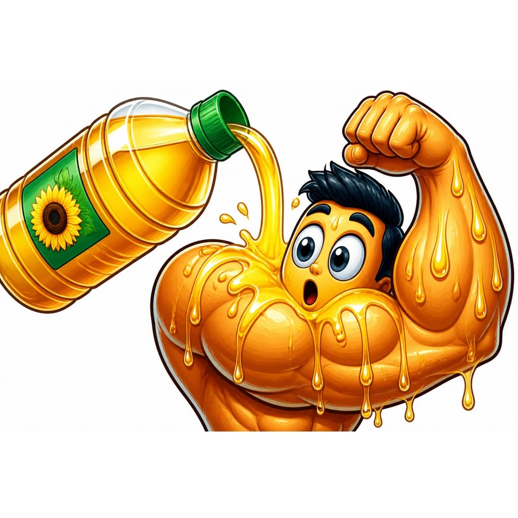 Мнемоническая картинка к слову MUSCLE — Мышца