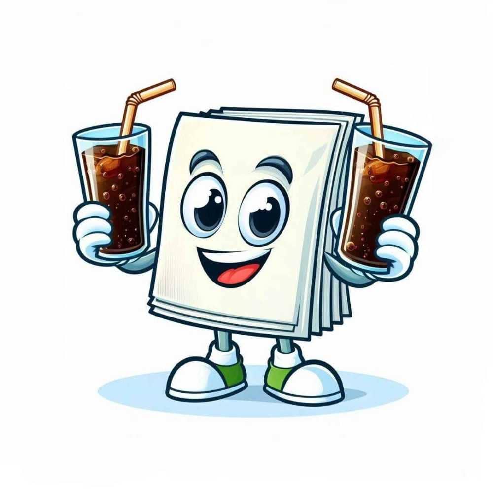 Мнемоническая картинка к слову NAPKIN — Салфетки