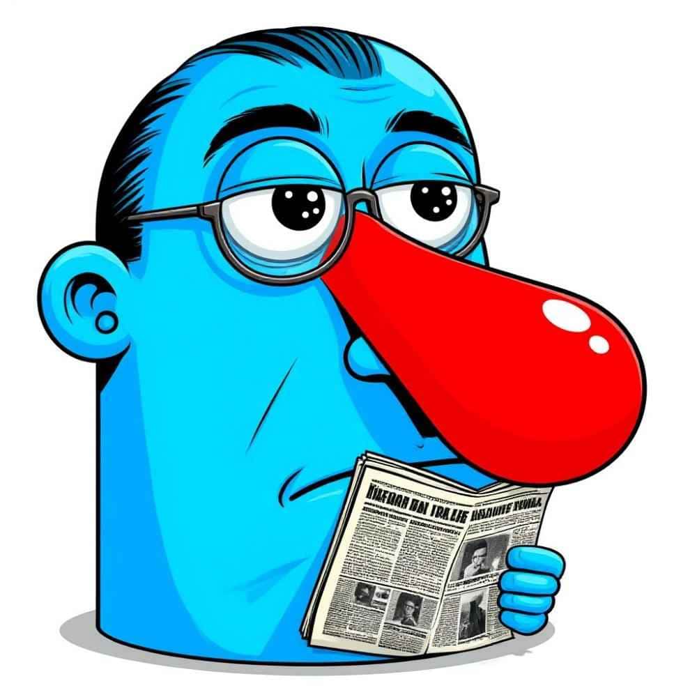 Мнемоническая картинка к слову NEWSPAPER — Газета