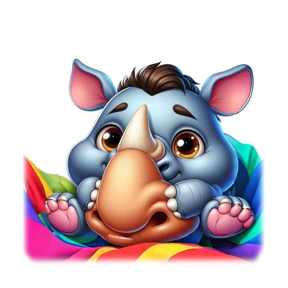 Мнемоническая картинка к слову NOSE — Нос