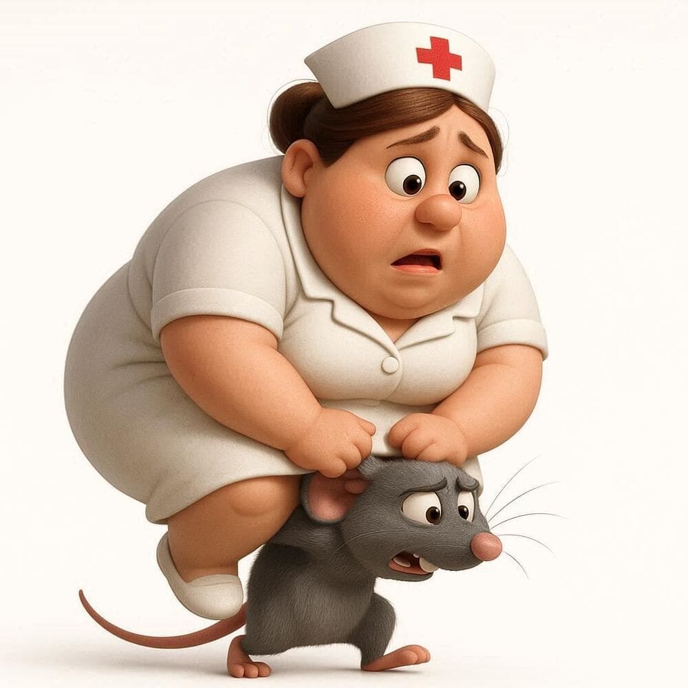 Мнемоническая картинка к слову NURSE — Медсестра