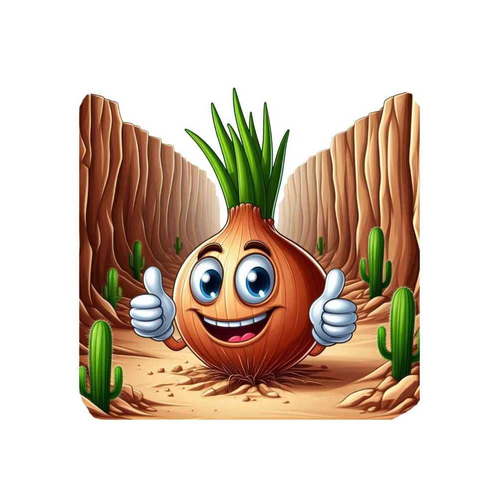 Мнемоническая картинка к слову ONION — Лук