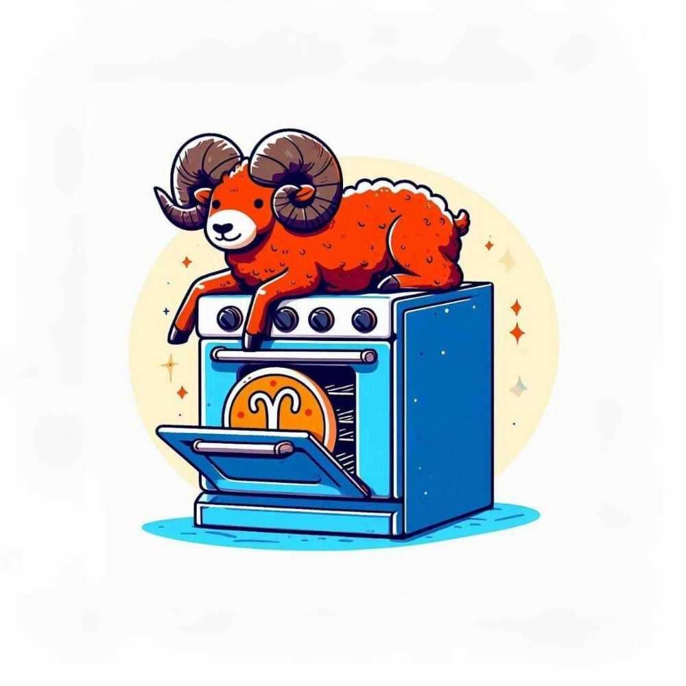 Мнемоническая картинка к слову OVEN — Духовка