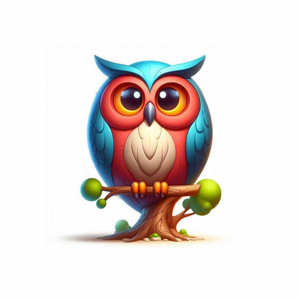 Мнемоническая картинка к слову OWL — Сова
