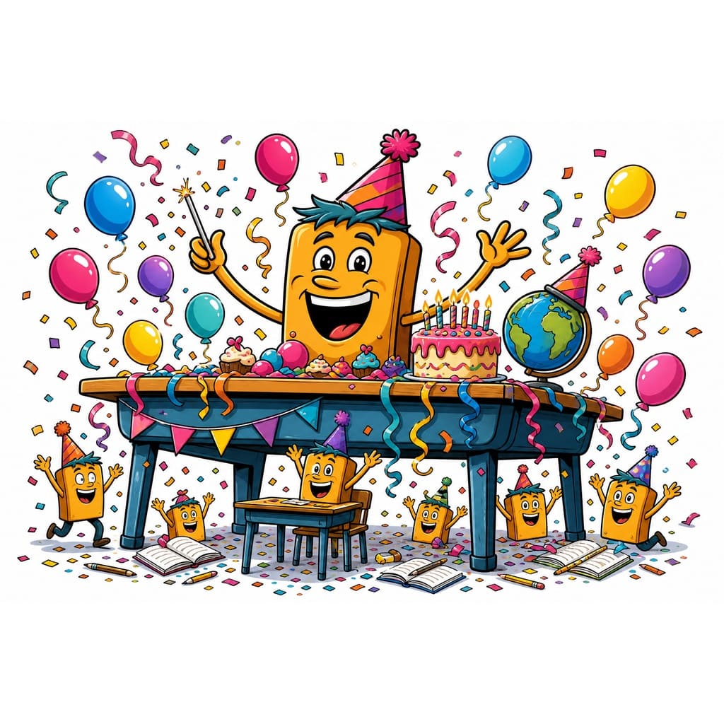 Мнемоническая картинка к слову PARTY — Вечеринка