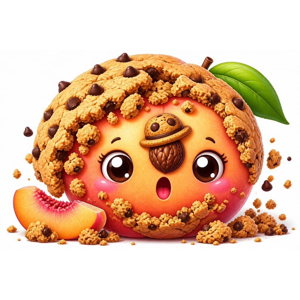 Мнемоническая картинка к слову PEACH — Персик