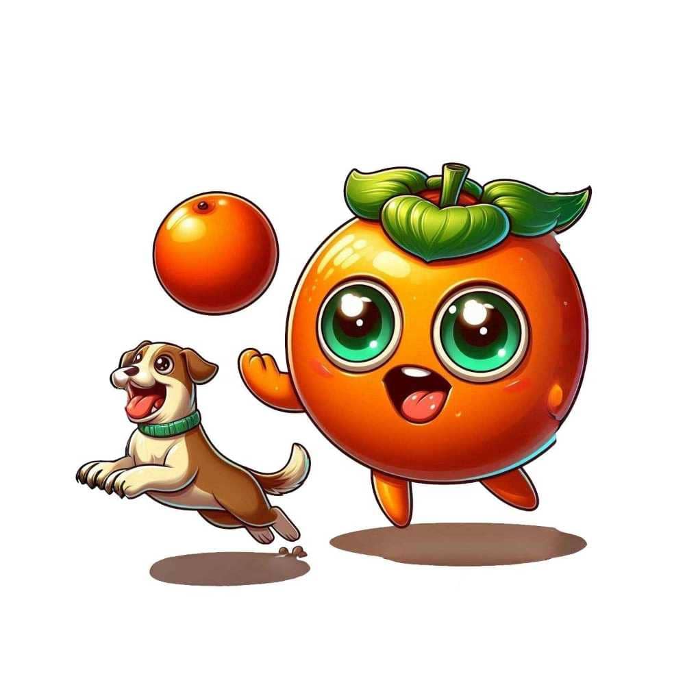 Мнемоническая картинка к слову PERSIMMON — Хурма