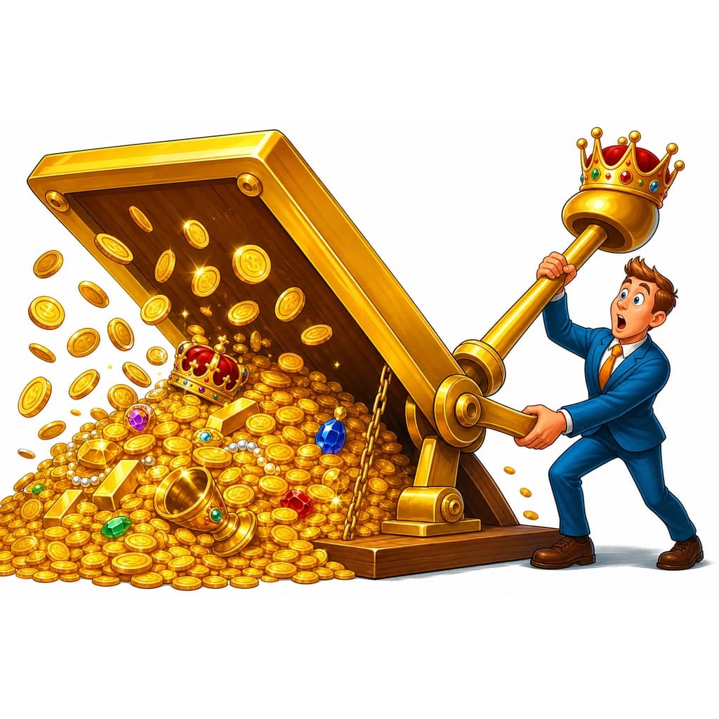 Мнемоническая картинка к слову RICH — Богатый