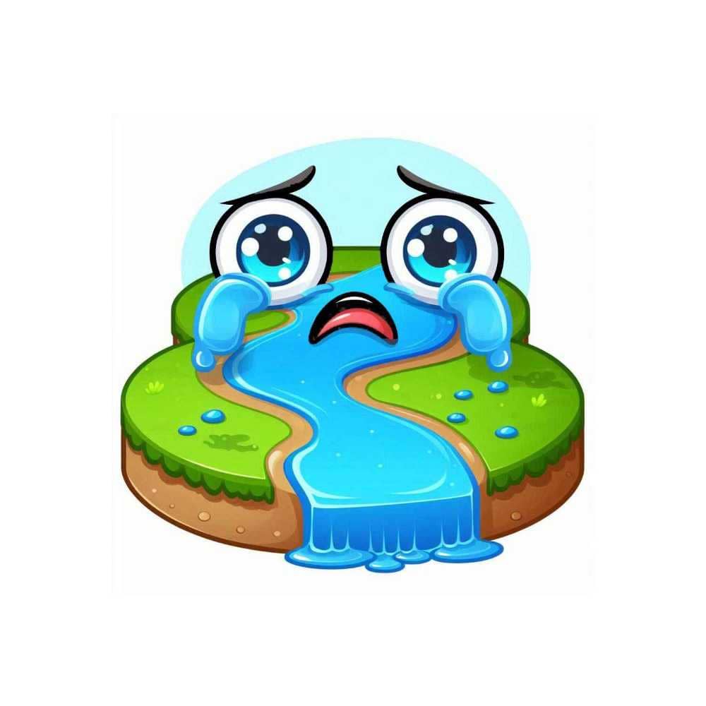 Мнемоническая картинка к слову RIVER — Река