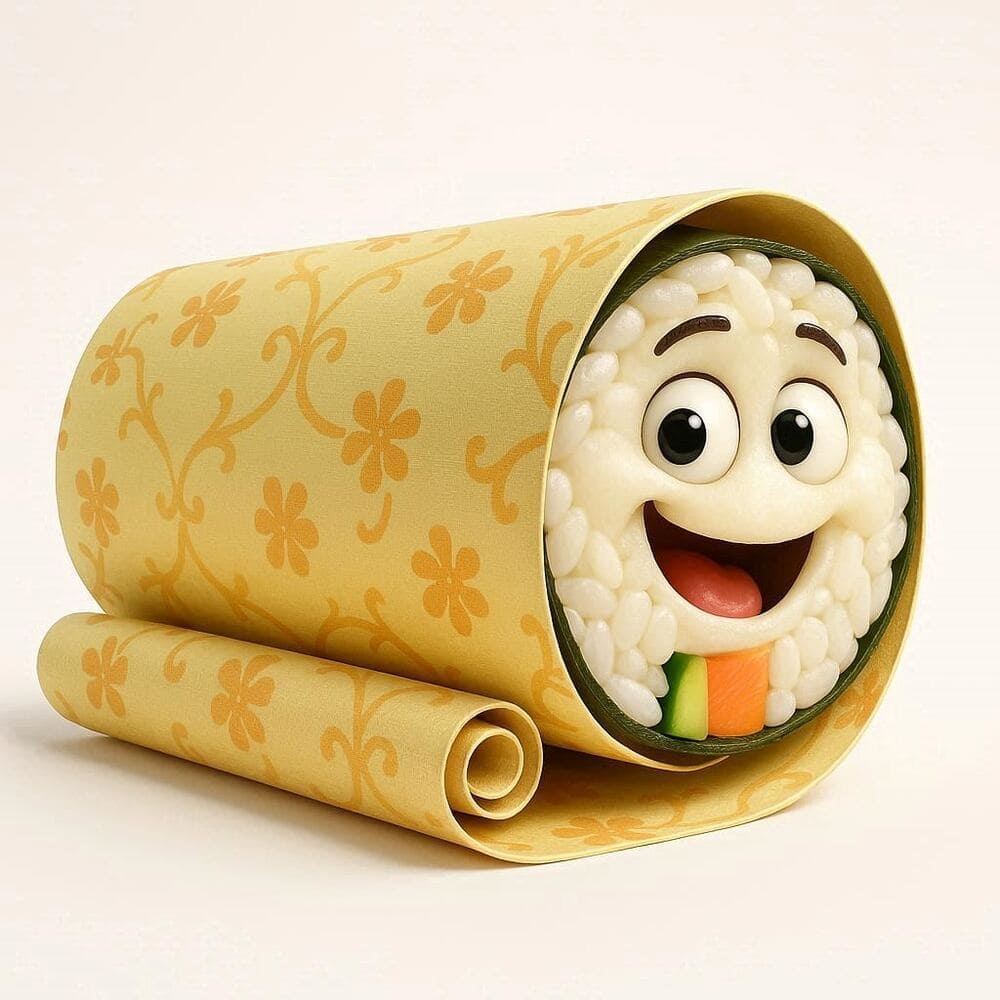 Мнемоническая картинка к слову ROLL — Рулон