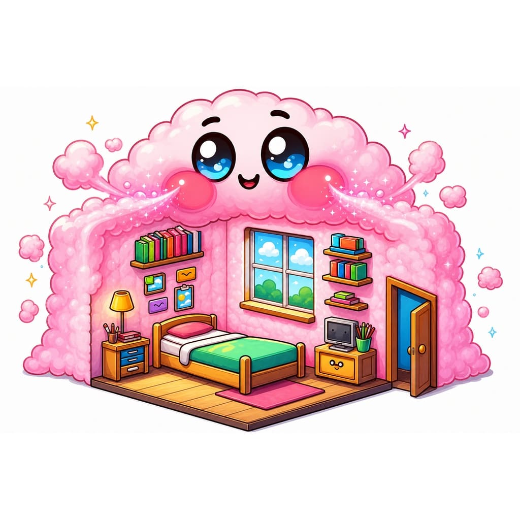 Мнемоническая картинка к слову ROOM — Комната