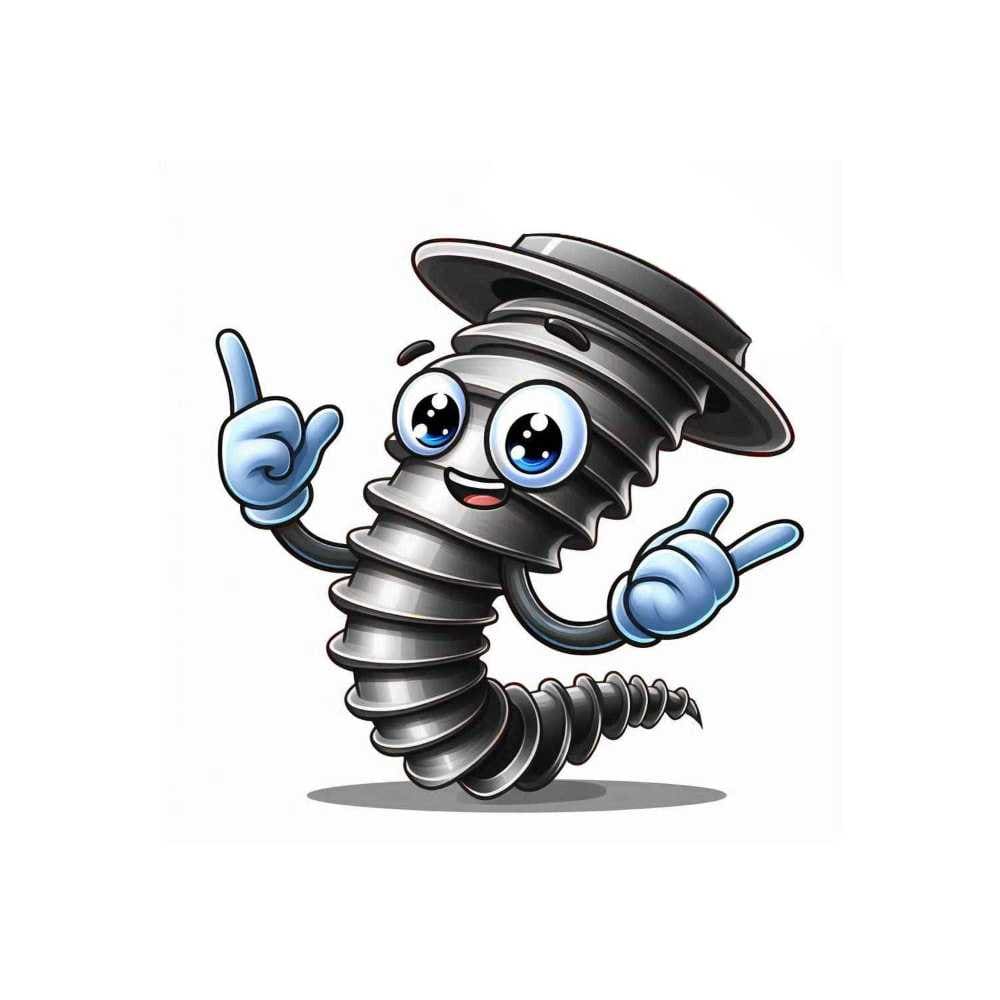 Мнемоническая картинка к слову SCREW — Шуруп