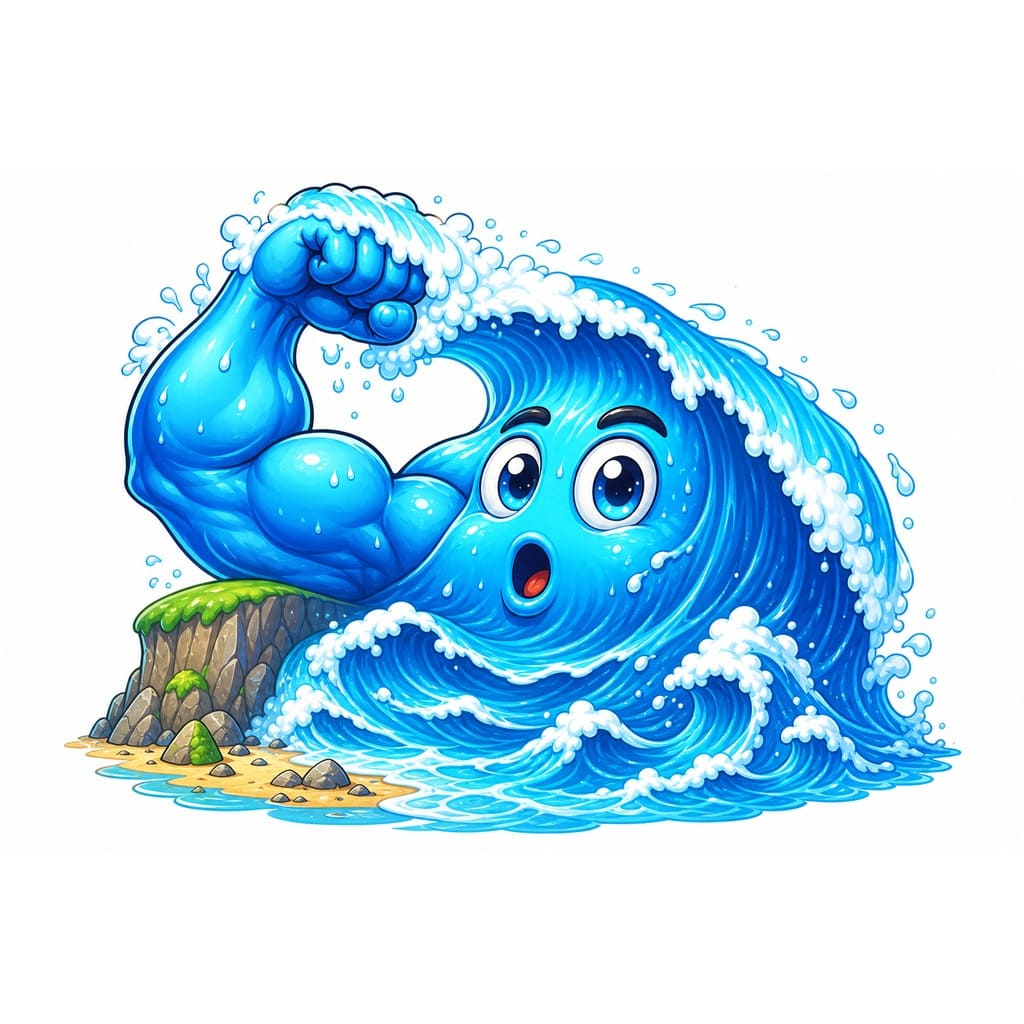Мнемоническая картинка к слову SEA — Море