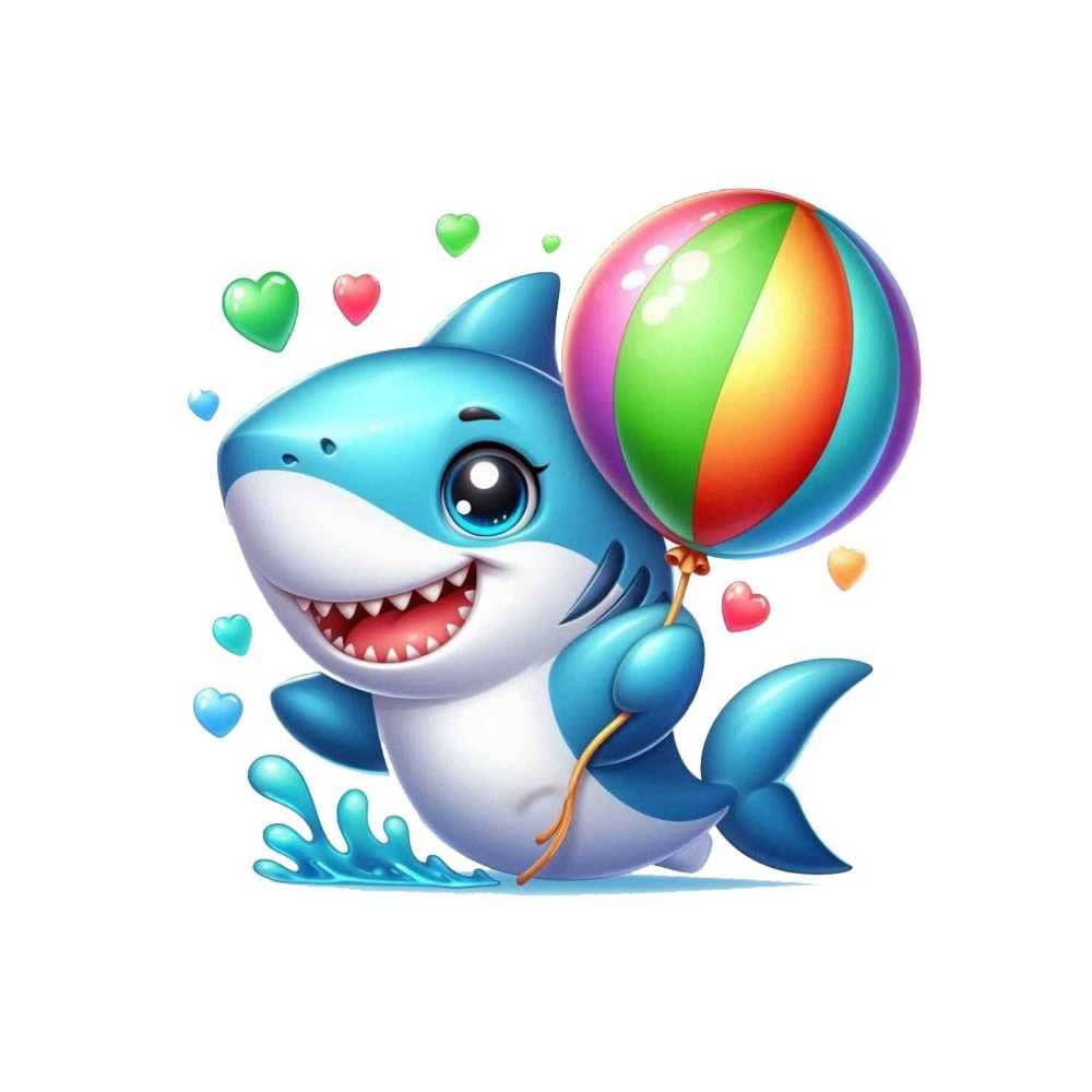 Мнемоническая картинка к слову SHARK — Акула