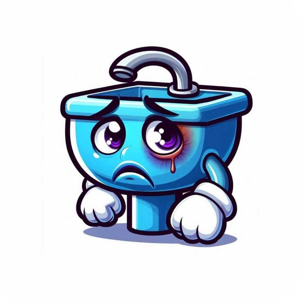 Мнемоническая картинка к слову SINK — Раковина