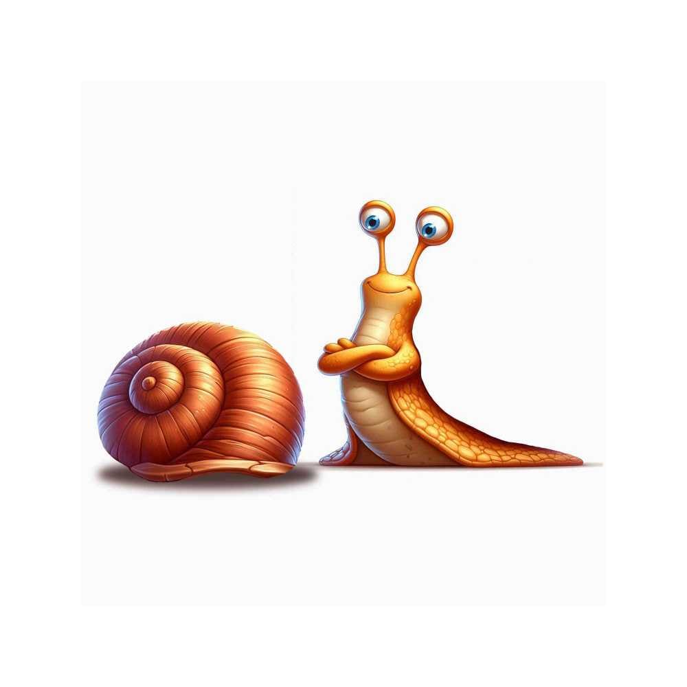 Мнемоническая картинка к слову SNAIL — Улитка