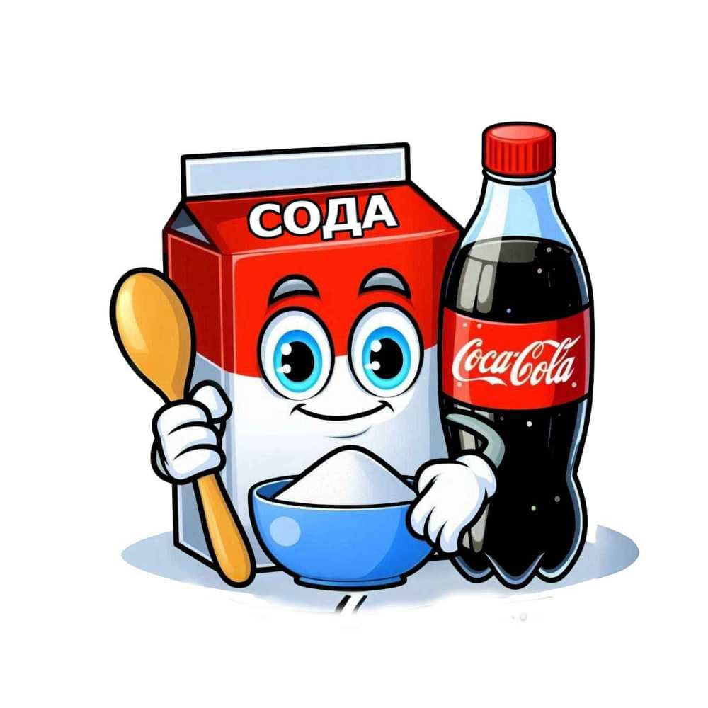 Мнемоническая картинка к слову SODA — Газировка