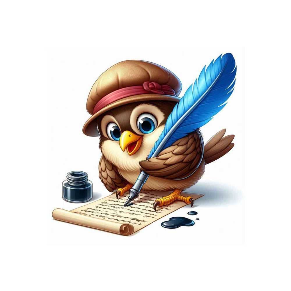 Мнемоническая картинка к слову SPARROW — Воробей