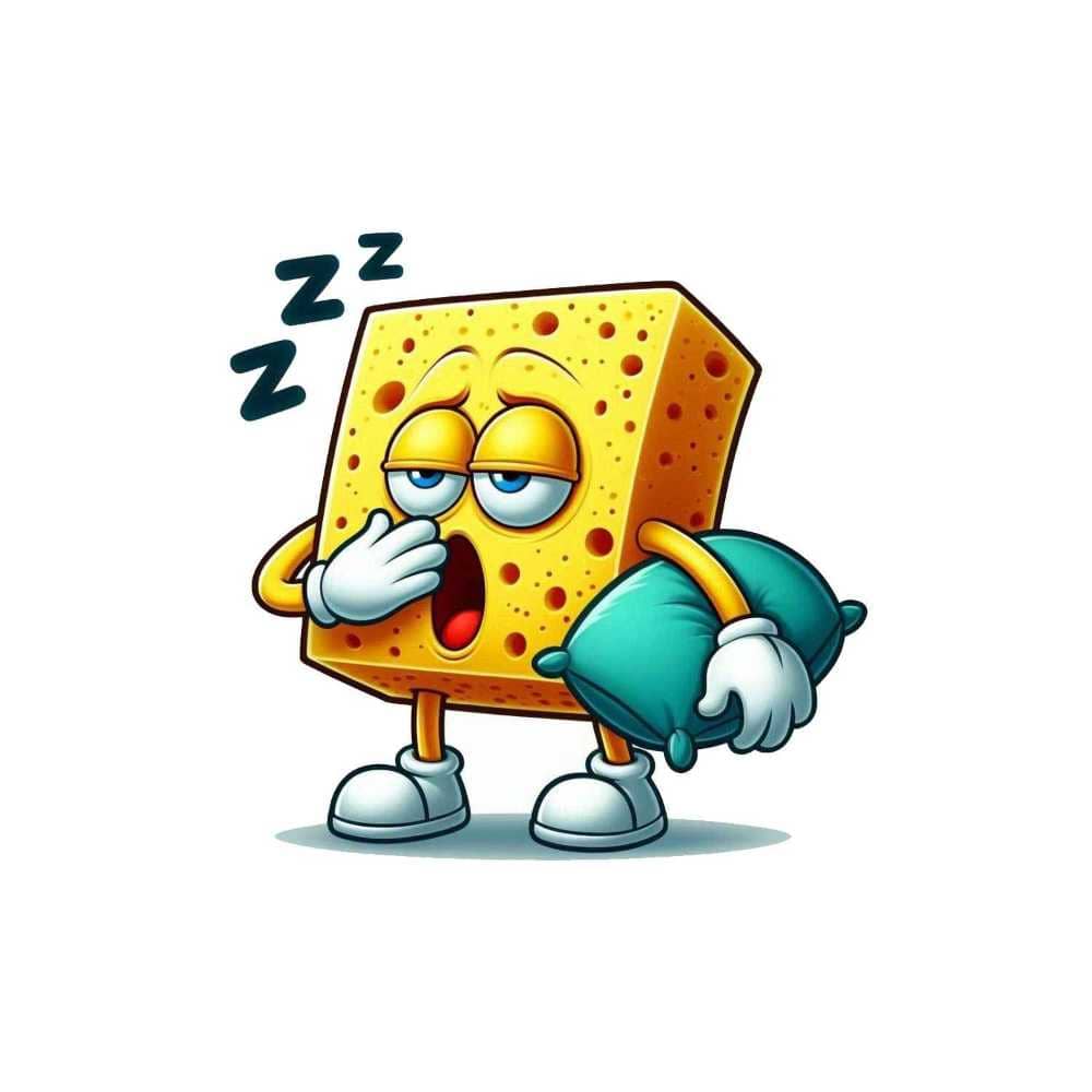 Мнемоническая картинка к слову SPONGE — Губка