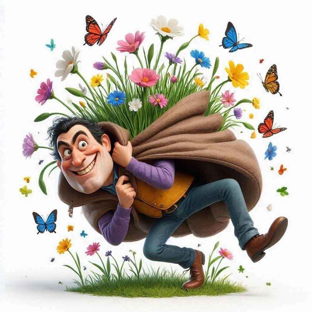 Мнемоническая картинка к слову SPRING — Весна