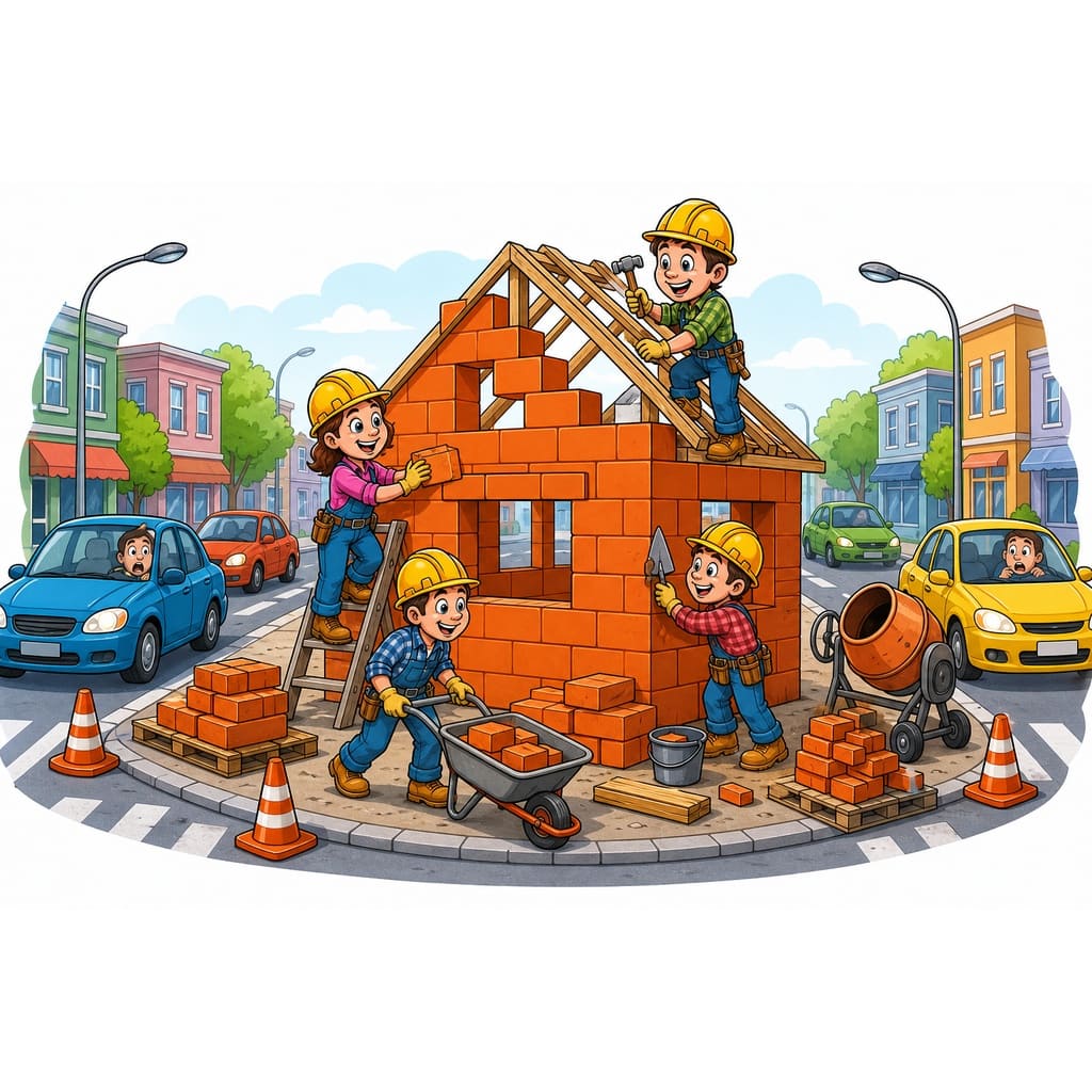 Мнемоническая картинка к слову STREET — Улица
