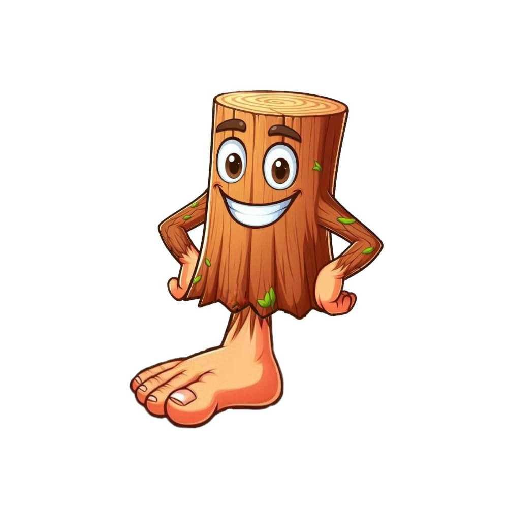 Мнемоническая картинка к слову STUMP — Пень