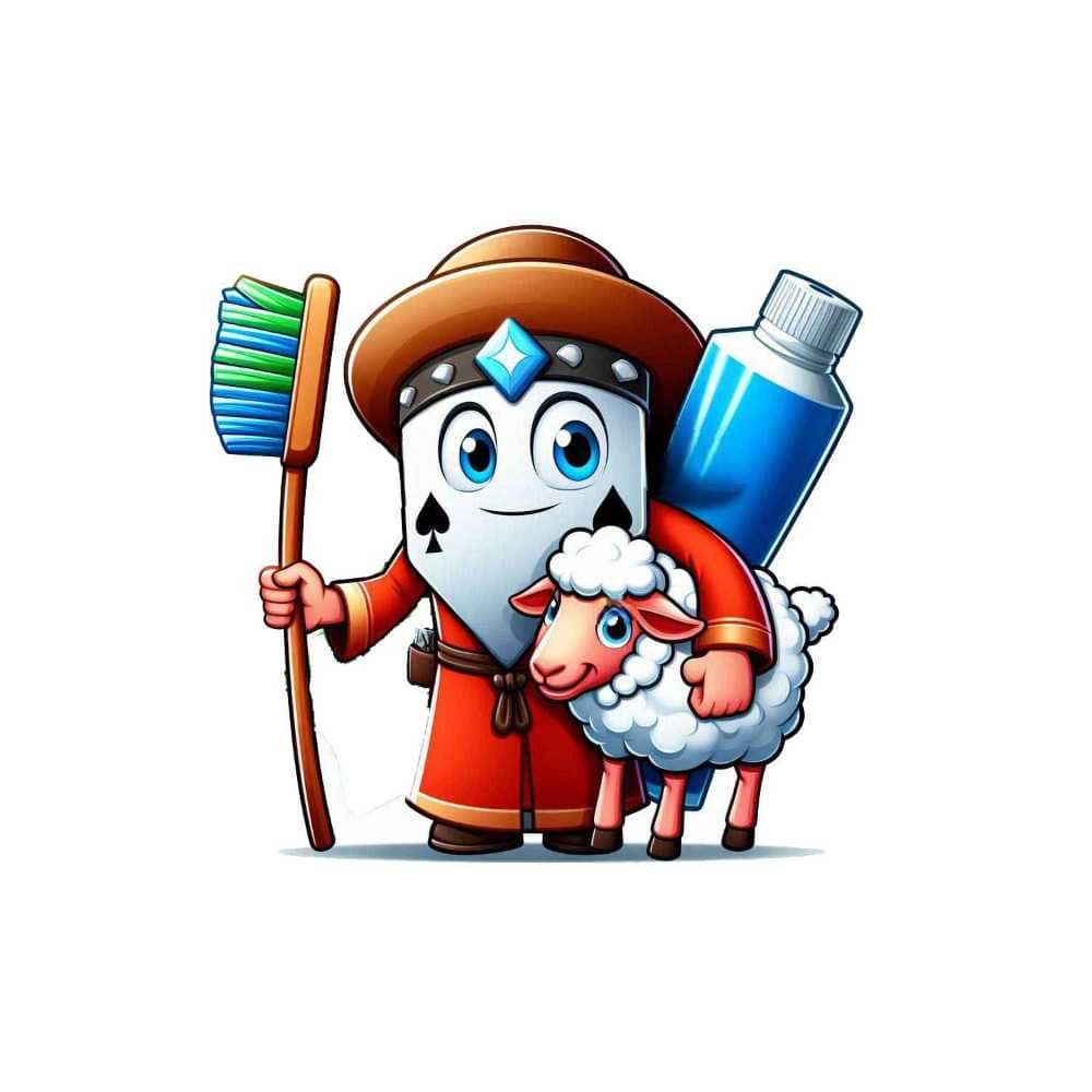 Мнемоническая картинка к слову TOOTHPASTE — Зубная паста