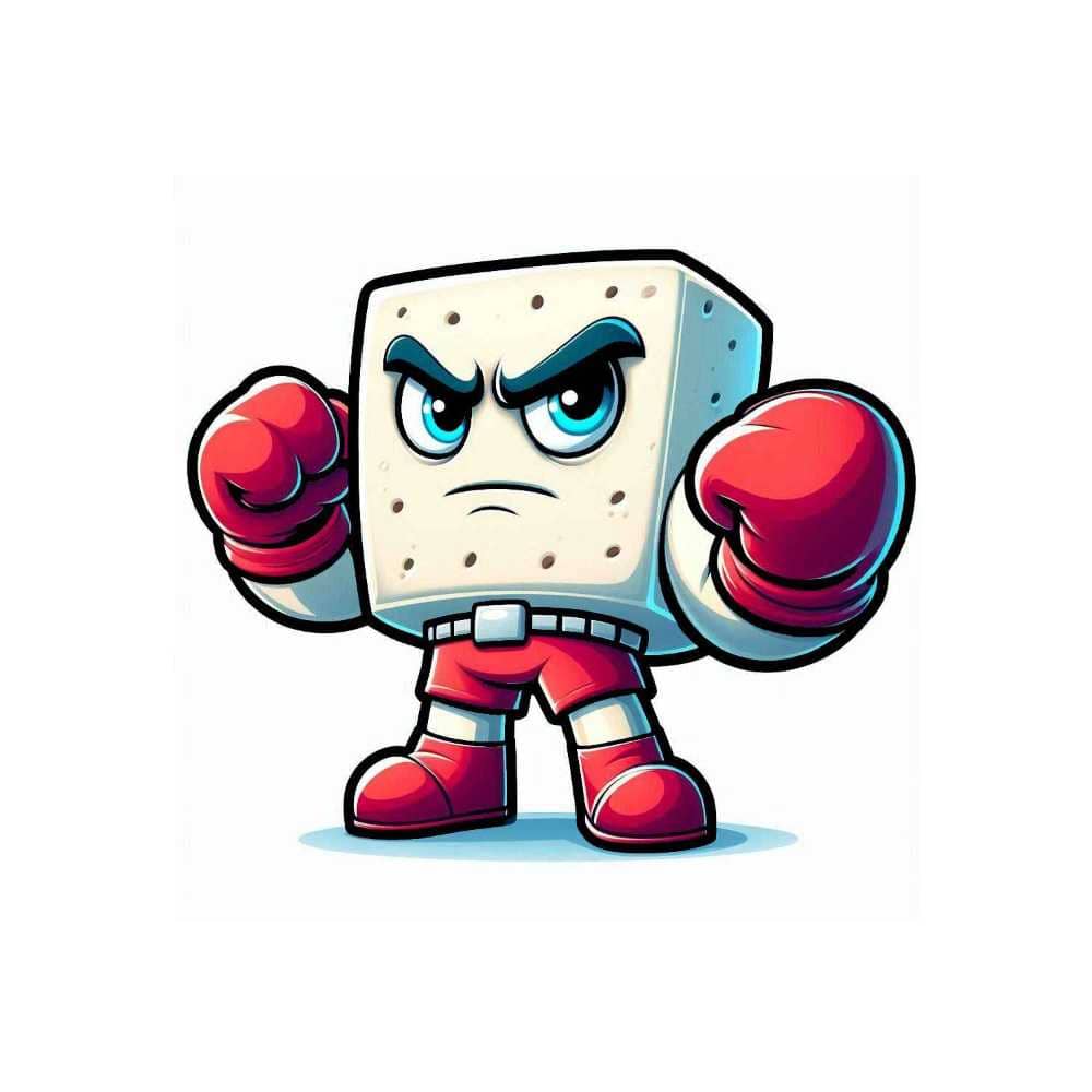 Мнемоническая картинка к слову TOUGH — Жесткий