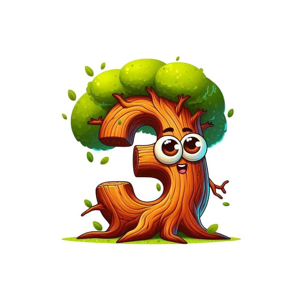 Мнемоническая картинка к слову TREE — Дерево