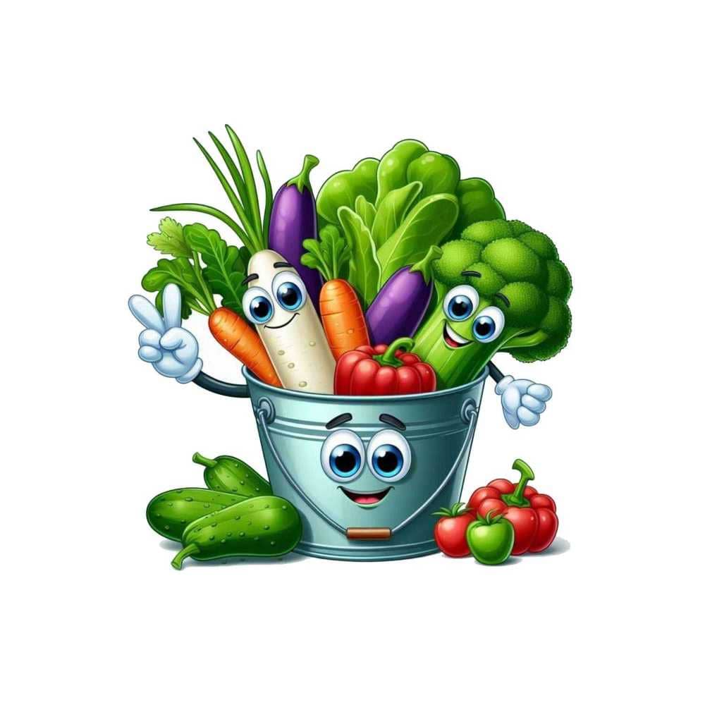 Мнемоническая картинка к слову VEGETABLES — Овощи